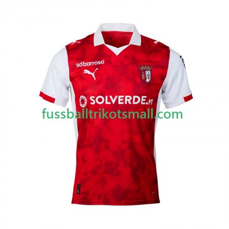 Fußballtrikots SC Braga 2025-2026 Kurzarm Heimtrikotsatz kaufen